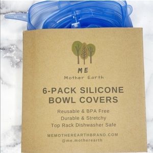NEW! Silicone Bowl Covers 6-Pack